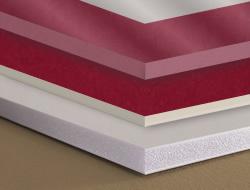 Acrylic, Foamboard, and Mat #1023 (Crimson) with 2 inch Border