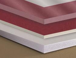 Acrylic, Foamboard, and Mat #1042 (Williamsburg Red) with 2 inch Border