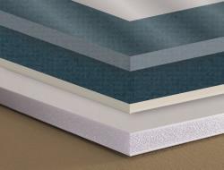 Acrylic, Foamboard, and Mat #1054 (Baltic Blue) with 2 inch Border