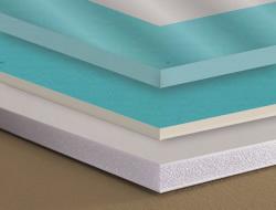 Acrylic, Foamboard, and Mat #1080 (Bimini Blue) with 2 inch Border