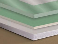 Acrylic, Foamboard, and Mat #3328 (Art Deco Green) with 2 inch Border