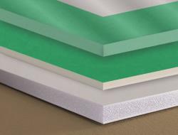 Acrylic, Foamboard, and Mat #0993 (Kelly Green) with 2 inch Border